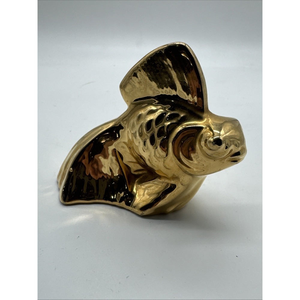 Homer Laughlin China Harlequin GOLD FISH Maverick Menagerie Specialties